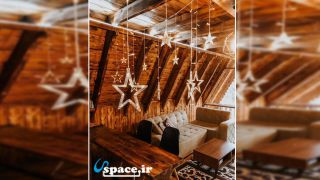نمای داخلی کلبه چوبی آناناس - شهرستان رامسر -  شهر کتالم